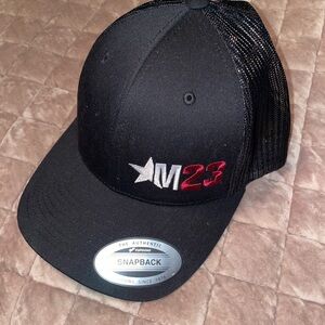 Murph 2023 Black Snapback Cap with Red Embroidery